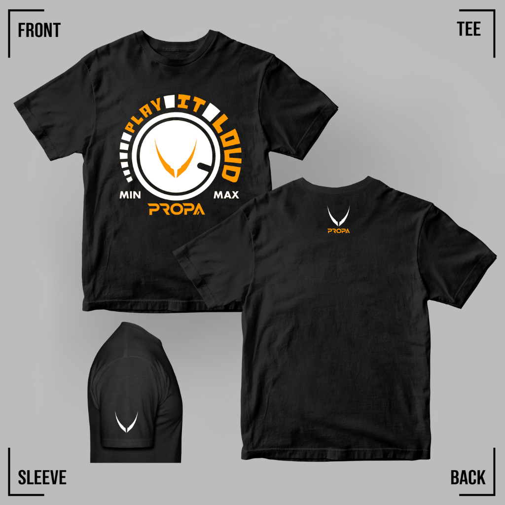 PLAY IT LOUD (Orange) Tee Unisex