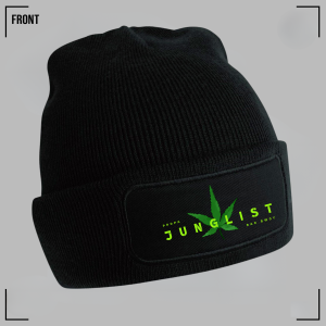 BAD BWOY JUNGLIST Black Beanie Hat Unisex