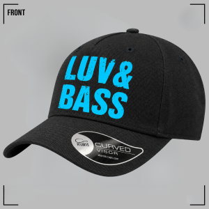 LUV&BASS (Blue On black) Cap Unisex