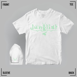 PROPA JUNGLIST (Bright Green) White Tee Unisex