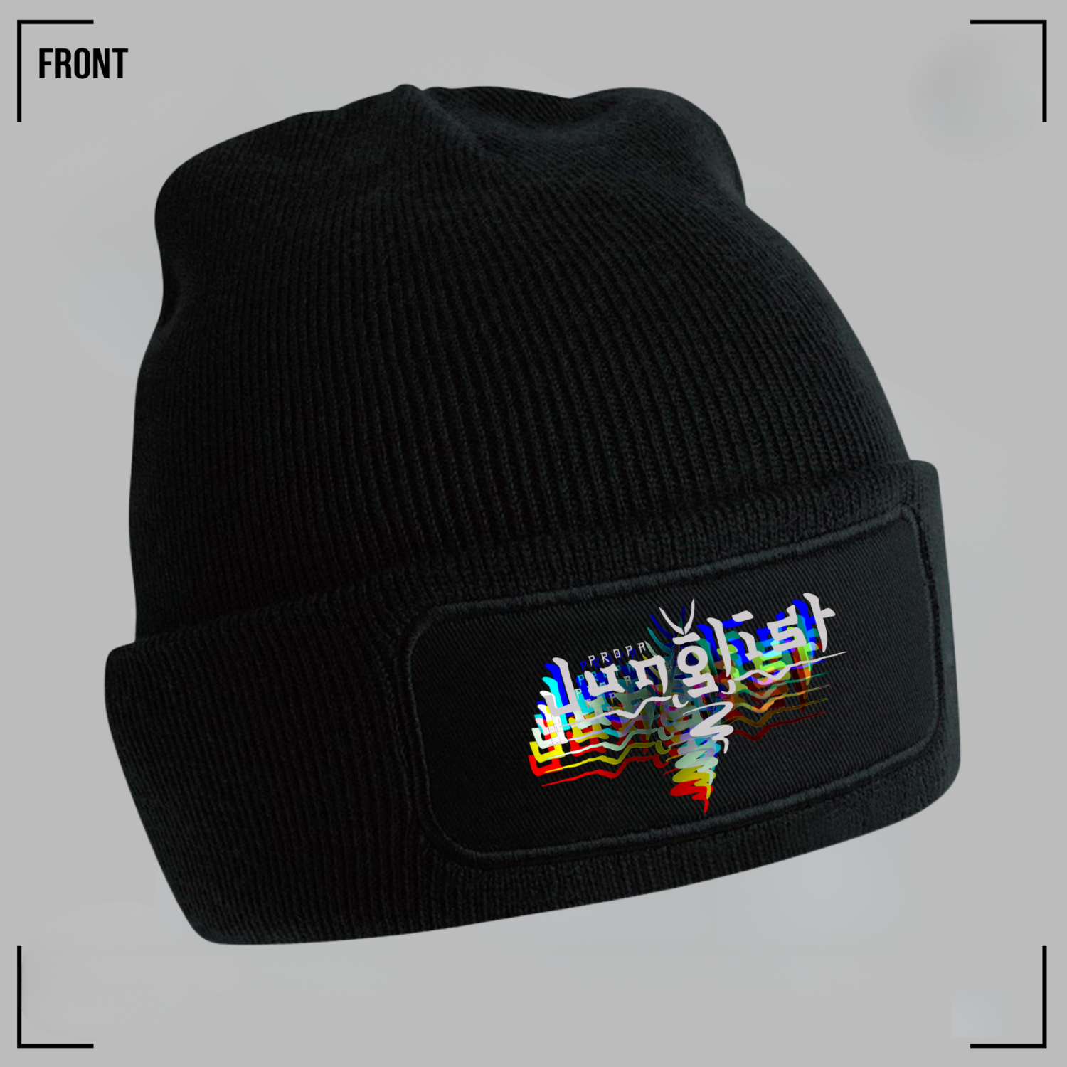 PROPA JUNGLIST ECHOES Black Beanie Hat Unisex