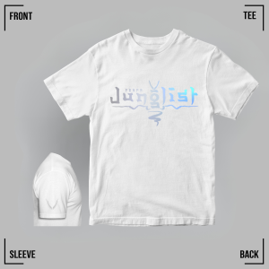PROPA JUNGLIST (Grey Blue) White Tee Unisex