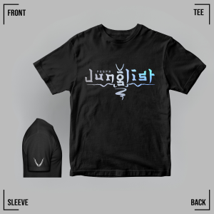 PROPA JUNGLIST (Grey/Blue) Black Tee Unisex