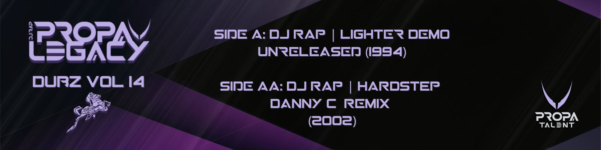 Propa Dubz 14 - DJ Rap - Side A 'Lighter Demo' (1994) Side B 'Danny C Hardstep Remix' (2002) - Image 5